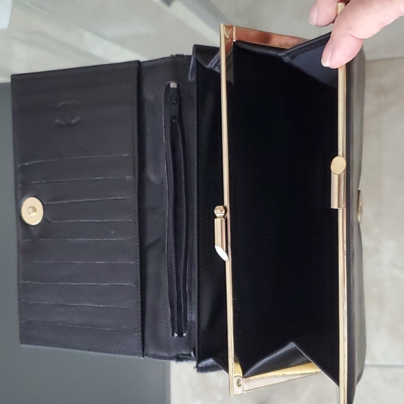 COPY - Black soft genuine leather wallet - Picture 3 of 7